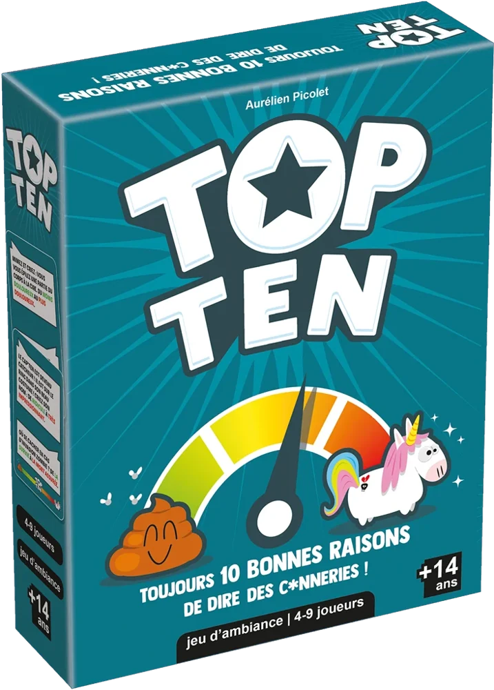 Boîte du jeu Top Ten